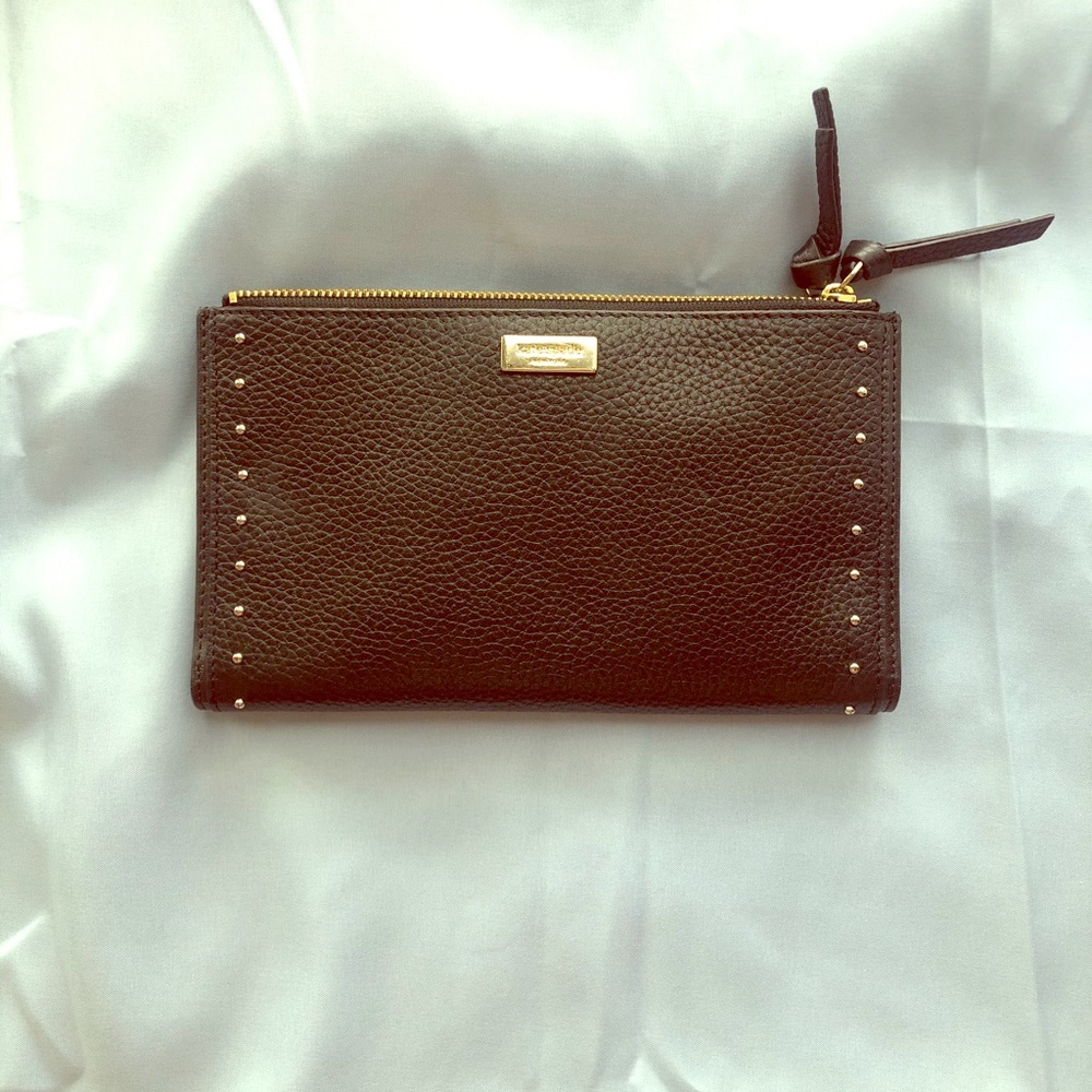 Kate Spade clutch -  studded leather